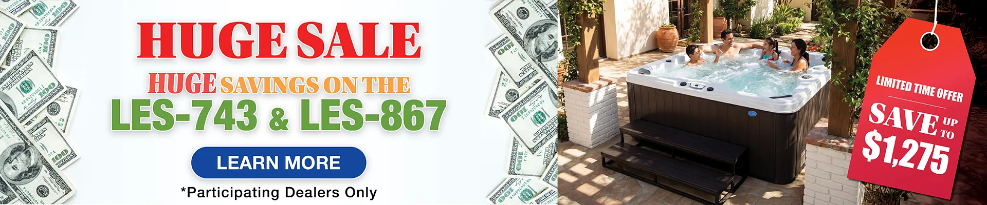 Calspas hot tub being used in a family setting - Torrance